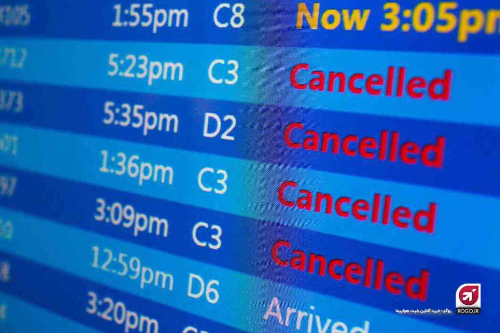 کنسل شدن پرواز