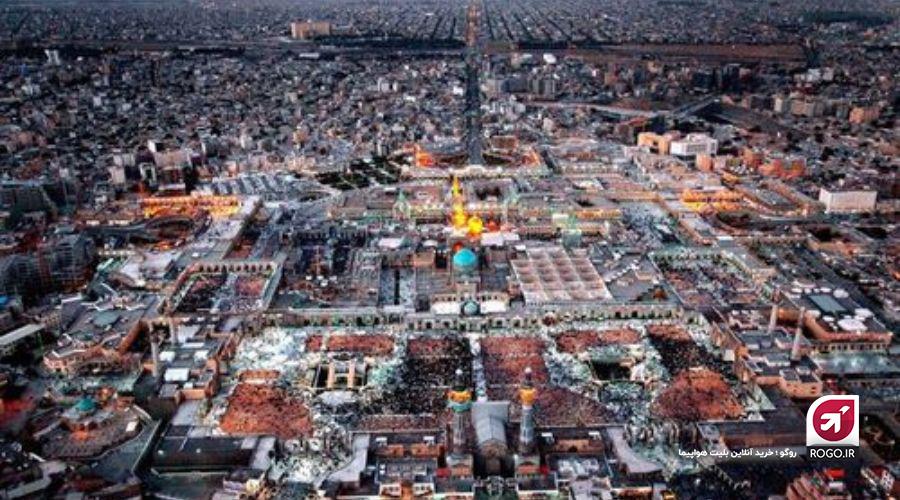 فاصله تهران تا مشهد